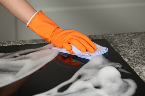 Risk-aware carpet cleaning preparation in an Addiscombe property