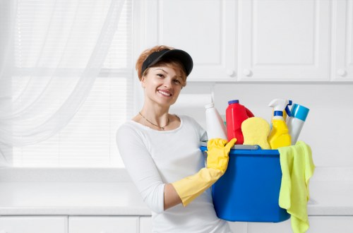 Deep cleaning stains from a living room sofa in Addiscombe