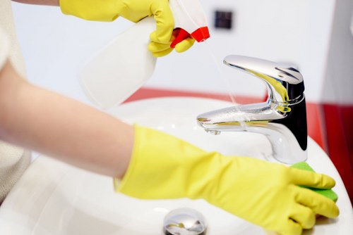 Complaint details being recorded for a carpet cleaning service